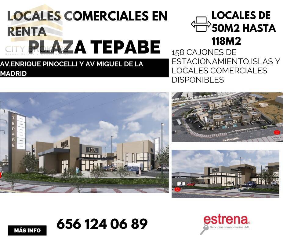 SE RENTAN LOCALES COMERCIALES EN CIUDAD JUAREZ, VARIAS UBICACIONES